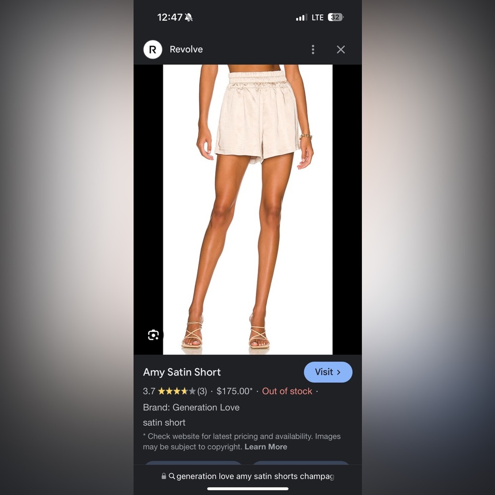 GENERATION LOVE AMY SHORTS